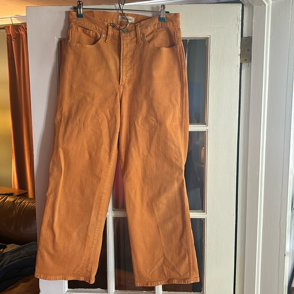 Madewell perfect vintage wide leg crop jean